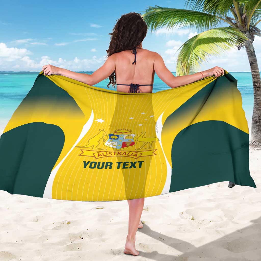 Custom Australia Cricket Sarong Go Champions Aussie