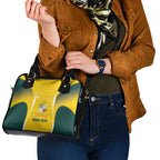 Custom Australia Cricket Shoulder Handbag Go Champions Aussie