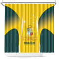 Custom Australia Cricket Shower Curtain Go Champions Aussie