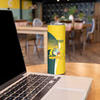 Custom Australia Cricket Skinny Tumbler Go Champions Aussie