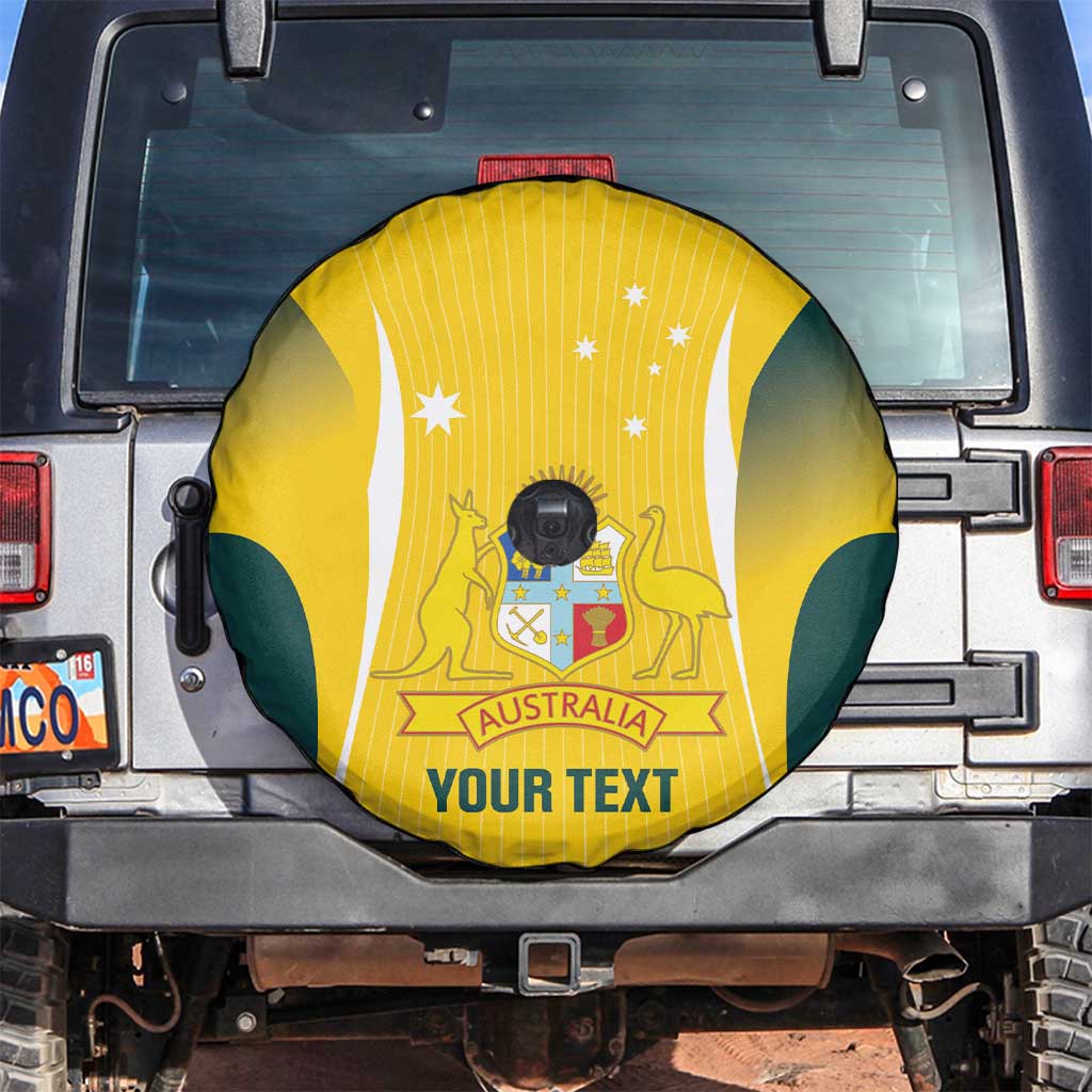 Custom Australia Cricket Spare Tire Cover Go Champions Aussie