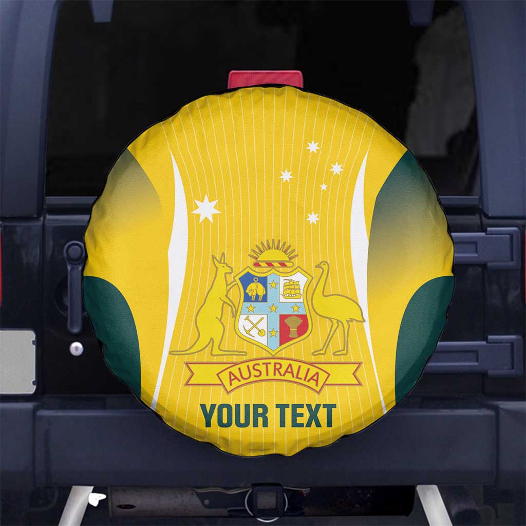 Custom Australia Cricket Spare Tire Cover Go Champions Aussie