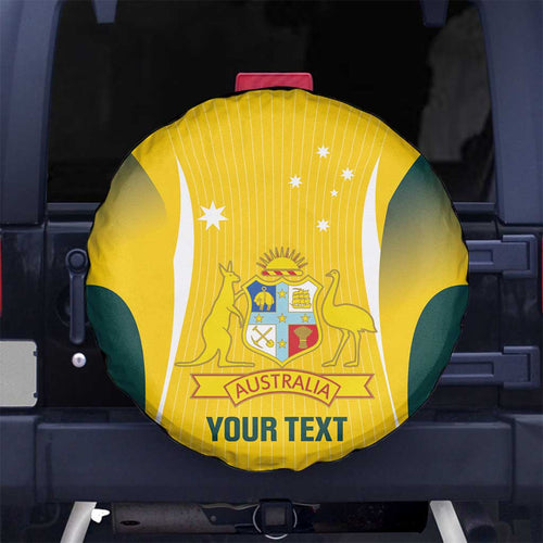 Custom Australia Cricket Spare Tire Cover Go Champions Aussie