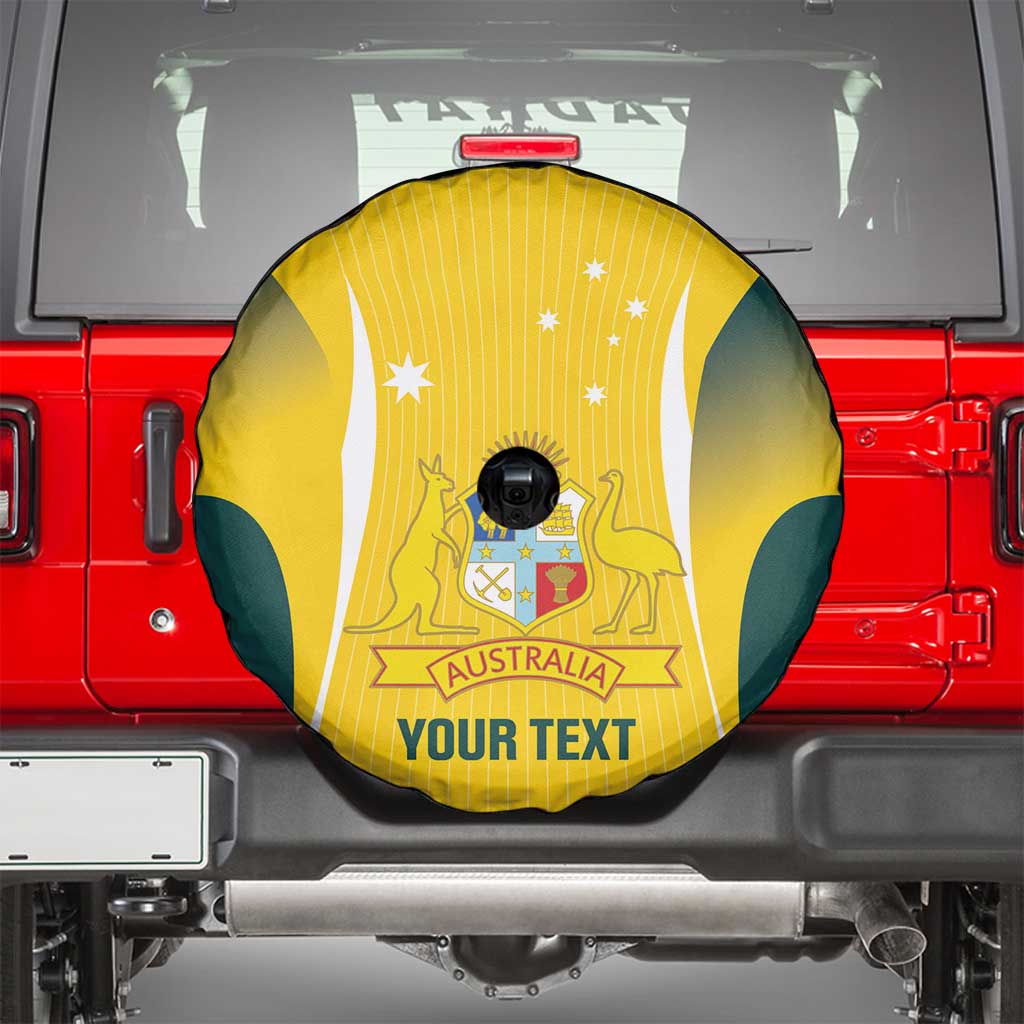 Custom Australia Cricket Spare Tire Cover Go Champions Aussie
