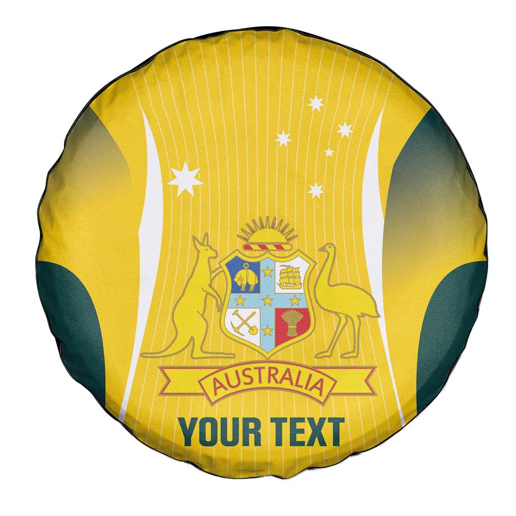 Custom Australia Cricket Spare Tire Cover Go Champions Aussie