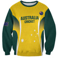 Custom Australia Cricket Sweatshirt Go Champions Aussie