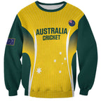 Custom Australia Cricket Sweatshirt Go Champions Aussie