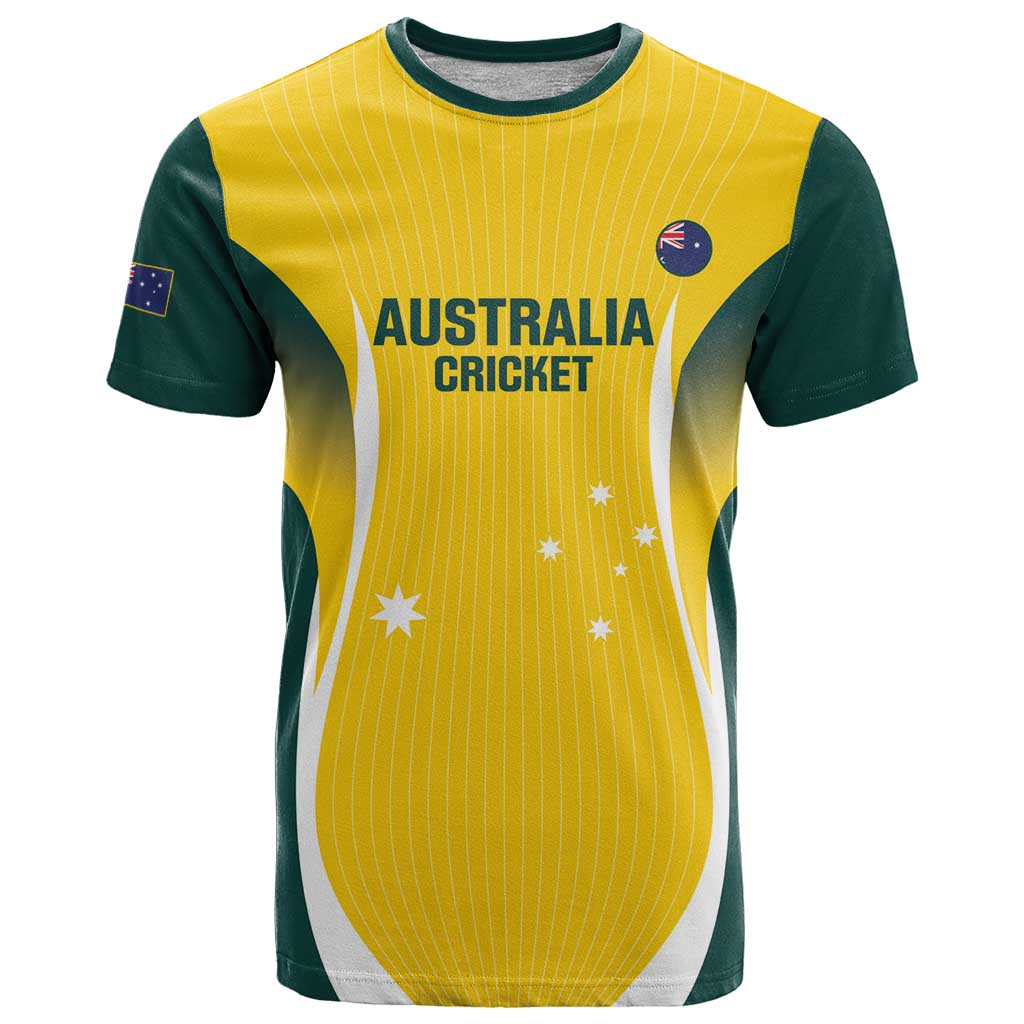 Custom Australia Cricket T Shirt Go Champions Aussie