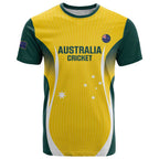 Custom Australia Cricket T Shirt Go Champions Aussie