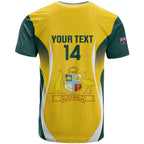 Custom Australia Cricket T Shirt Go Champions Aussie