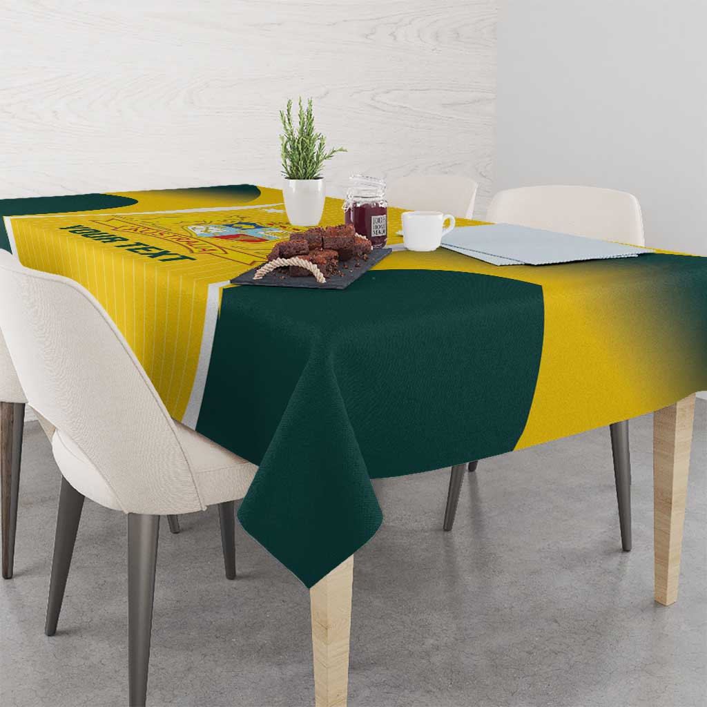 Custom Australia Cricket Tablecloth Go Champions Aussie