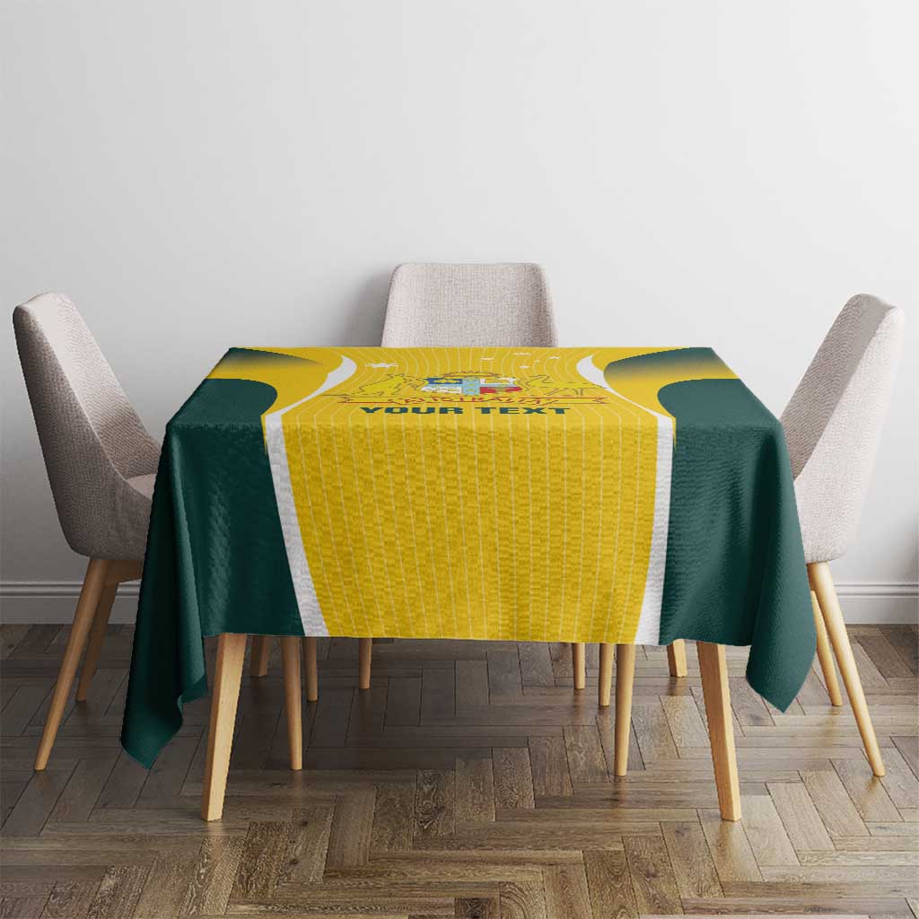 Custom Australia Cricket Tablecloth Go Champions Aussie