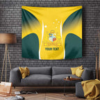 Custom Australia Cricket Tapestry Go Champions Aussie