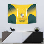 Custom Australia Cricket Tapestry Go Champions Aussie