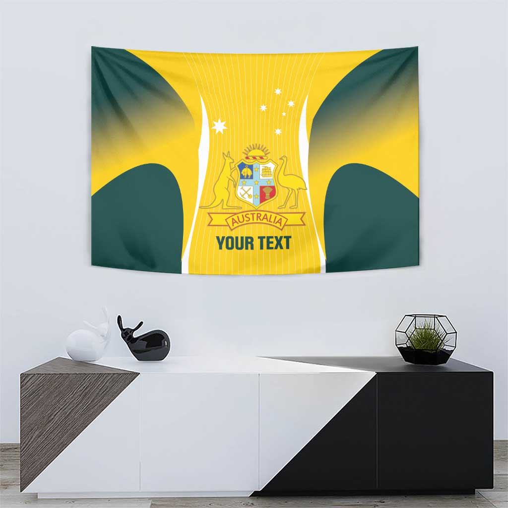 Custom Australia Cricket Tapestry Go Champions Aussie
