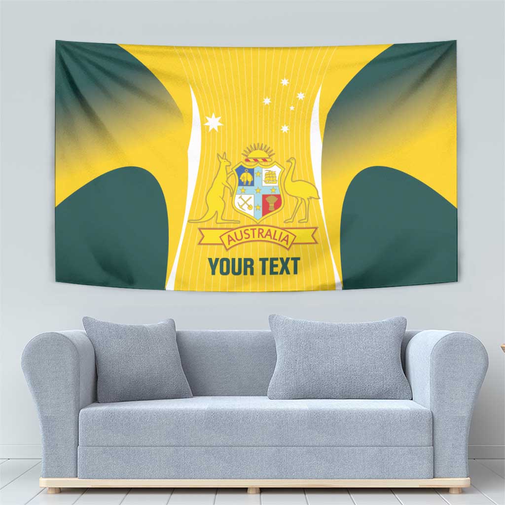 Custom Australia Cricket Tapestry Go Champions Aussie