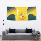 Custom Australia Cricket Tapestry Go Champions Aussie