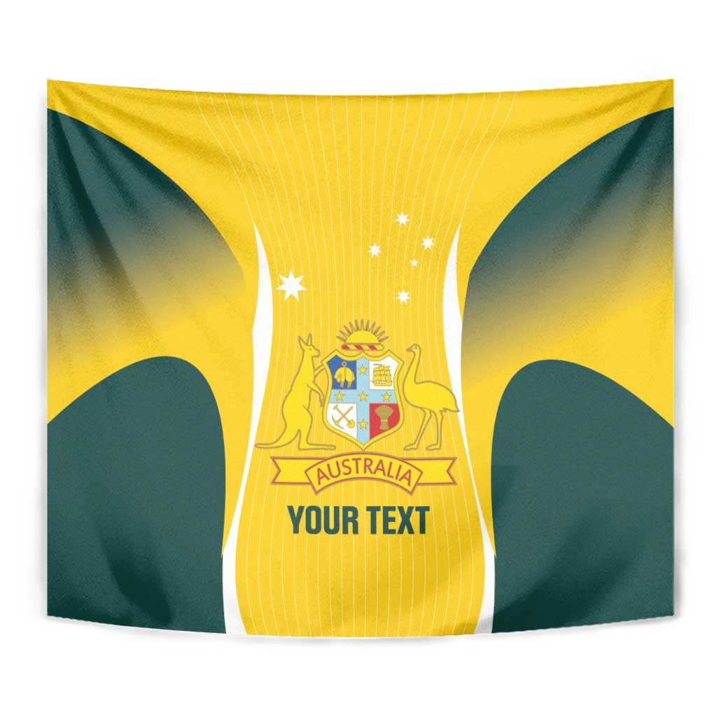 Custom Australia Cricket Tapestry Go Champions Aussie