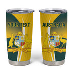 Custom Australia Cricket Tumbler Cup Go Champions Aussie