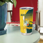 Custom Australia Cricket Tumbler Cup Go Champions Aussie
