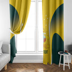 Custom Australia Cricket Window Curtain Go Champions Aussie