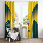 Custom Australia Cricket Window Curtain Go Champions Aussie