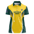 Custom Australia Cricket Women Polo Shirt Go Champions Aussie