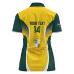 Custom Australia Cricket Women Polo Shirt Go Champions Aussie