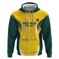 Custom Australia Cricket Zip Hoodie Go Champions Aussie