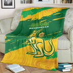 Australia Soccer Blanket 2025 Go Matildas Marble Grunge Style
