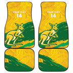 Australia Soccer Car Mats 2025 Go Matildas Marble Grunge Style