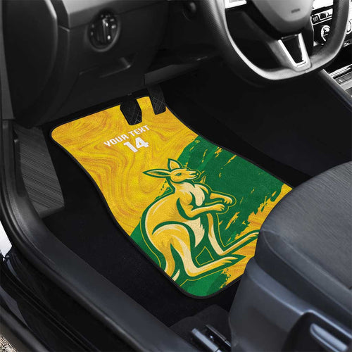 Australia Soccer Car Mats 2025 Go Matildas Marble Grunge Style