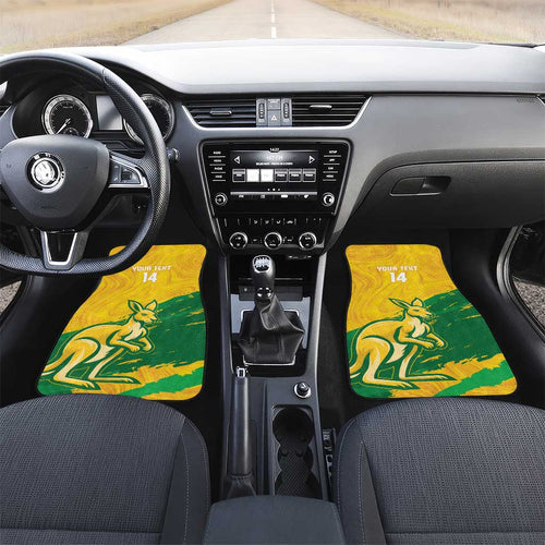 Australia Soccer Car Mats 2025 Go Matildas Marble Grunge Style