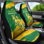 Australia Soccer Car Seat Cover 2025 Go Matildas Marble Grunge Style