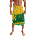 Custom Australia Soccer Lavalava 2025 Go Matildas Marble Grunge Style