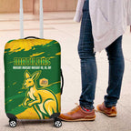 Australia Soccer Luggage Cover 2025 Go Matildas Marble Grunge Style