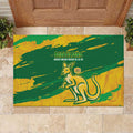 Australia Soccer Rubber Doormat 2025 Go Matildas Marble Grunge Style