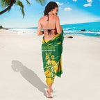 Australia Soccer Sarong 2025 Go Matildas Marble Grunge Style