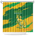 Australia Soccer Shower Curtain 2025 Go Matildas Marble Grunge Style