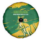 Australia Soccer Spare Tire Cover 2025 Go Matildas Marble Grunge Style