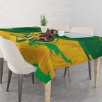 Australia Soccer Tablecloth 2025 Go Matildas Marble Grunge Style