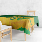 Australia Soccer Tablecloth 2025 Go Matildas Marble Grunge Style
