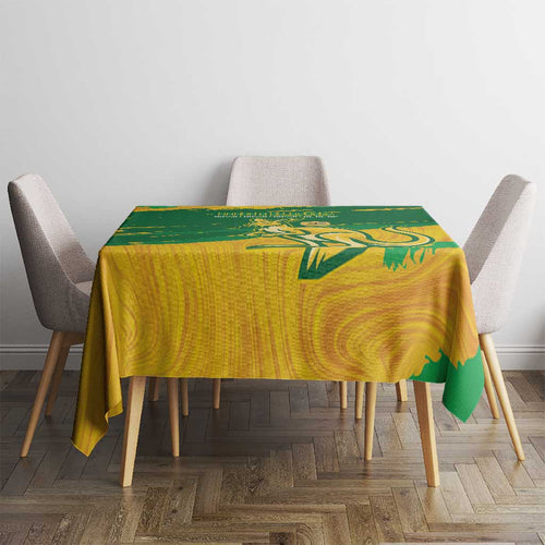 Australia Soccer Tablecloth 2025 Go Matildas Marble Grunge Style