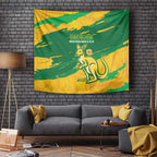 Australia Soccer Tapestry 2025 Go Matildas Marble Grunge Style