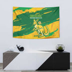 Australia Soccer Tapestry 2025 Go Matildas Marble Grunge Style