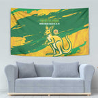 Australia Soccer Tapestry 2025 Go Matildas Marble Grunge Style