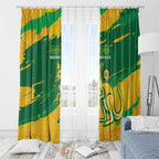 Australia Soccer Window Curtain 2025 Go Matildas Marble Grunge Style