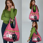 Australia Day Panthers Grocery Bag NRL 2024 Sydney Opera House With Map - Pink
