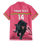 Custom Australia Day Panthers Hawaiian Shirt NRL 2024 Sydney Opera House With Map - Pink