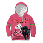 Custom Australia Day Panthers Kid Hoodie NRL 2024 Sydney Opera House With Map - Pink